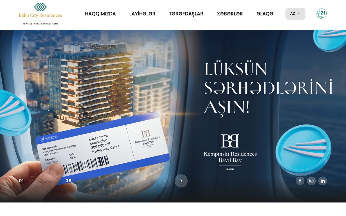 Korporativ veb-sayt — BCR