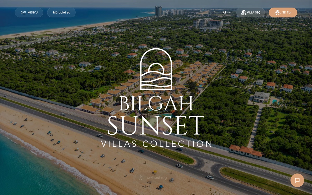 Korporativ Veb-sayt — Bilgah Sunset